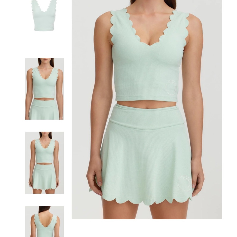 Marysia Venus Skirt and Top Set in Pistachio